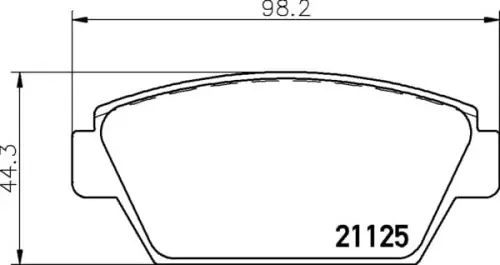 Premium MDB1313 M1155 MINTEX KLOCKI HAMULCOWE