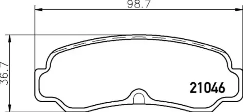 MDB1320 M1166 MINTEX KLOCKI HAMULCOWE Rabat