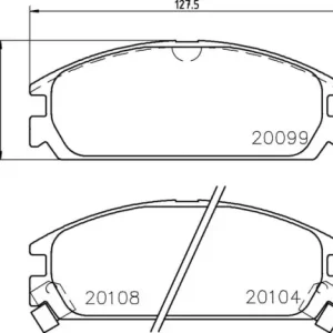 MDB1344 M1144 MINTEX KLOCKI HAMULCOWE Tani