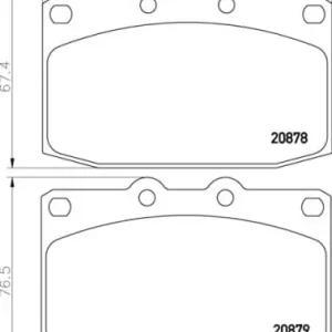 MDB1351 F4R 14.00 MINTEX KLOCKI HAMULCOWE Nowość