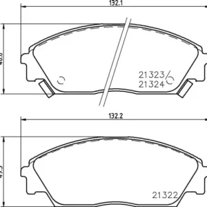Szybka dostawa MDB1374 M1144 MINTEX KLOCKI HAMULCOWE