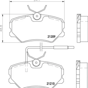 MDB1376 M1144 MINTEX KLOCKI HAMULCOWE Ekspresowa dostawa