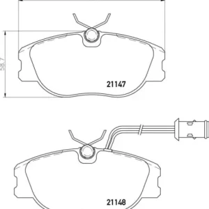 MDB1391 M1166 MINTEX KLOCKI HAMULCOWE Niska cena