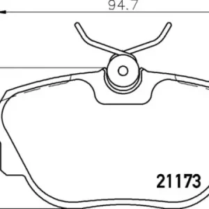 Oferta MDB1401 M1155 MINTEX KLOCKI HAMULCOWE