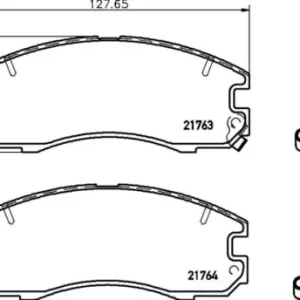 Oferta MDB1406 M1144 MINTEX KLOCKI HAMULCOWE