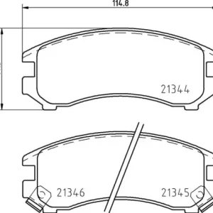 Najlepsza cena MDB1408 F6R 16.00 MINTEX KLOCKI HAMULCOWE