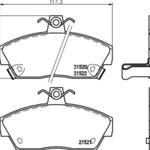 MDB1409 F4R 17.00 MINTEX KLOCKI HAMULCOWE Oferta