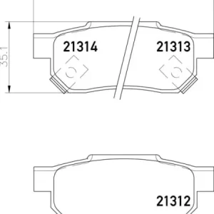 Kup teraz MDB1411 M1155 MINTEX KLOCKI HAMULCOWE