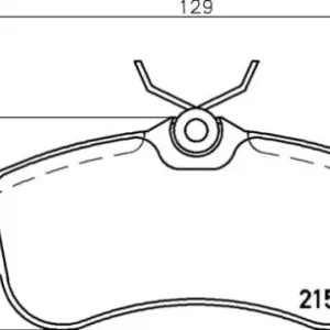Wyprzedaż MDB1423 F6R 17.50 MINTEX KLOCKI HAMULCOWE