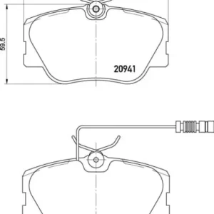 Nowość MDB1437 M1144 MINTEX KLOCKI HAMULCOWE