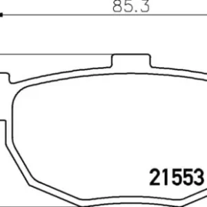 Szybka dostawa MDB1450 M1166 MINTEX KLOCKI HAMULCOWE
