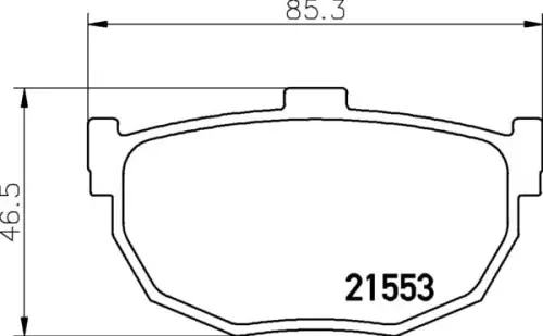 Szybka dostawa MDB1450 M1166 MINTEX KLOCKI HAMULCOWE