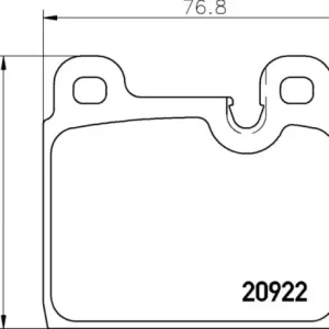 MDB1455 M1166 MINTEX KLOCKI HAMULCOWE Rabat
