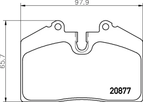 Najlepsza cena MDB1456 M1155 MINTEX KLOCKI HAMULCOWE