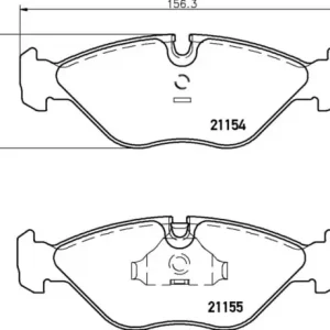 MDB1460 M1144 MINTEX KLOCKI HAMULCOWE Oryginalny
