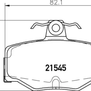 MDB1489 M1144 MINTEX KLOCKI HAMULCOWE Wyprzedaż