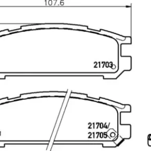 MDB1497 F6R 15.00 MINTEX KLOCKI HAMULCOWE Popularny
