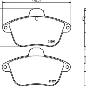 MDB1526 M1166 MINTEX KLOCKI HAMULCOWE Tani