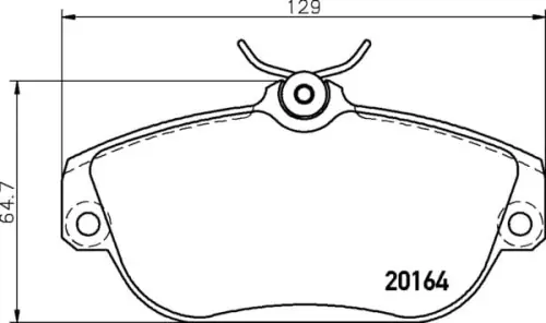 MDB1532 M1144 MINTEX KLOCKI HAMULCOWE Popularny