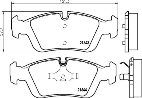 Kup teraz MDB1538 M1144 MINTEX KLOCKI HAMULCOWE