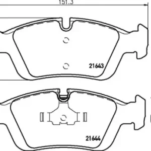 MDB1538 M1155 MINTEX KLOCKI HAMULCOWE Ekspresowa dostawa