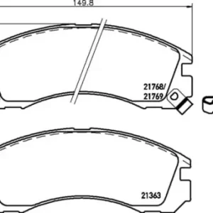Tylko dziś MDB1539 M1155 MINTEX KLOCKI HAMULCOWE