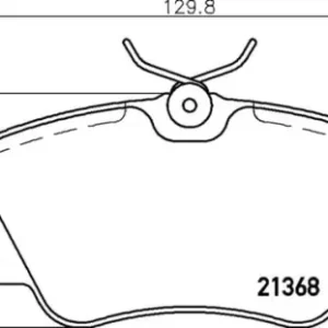 MDB1540 M1155 MINTEX KLOCKI HAMULCOWE Wysoka jakość