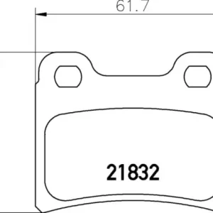 Darmowa dostawa MDB1554 M1144 MINTEX KLOCKI HAMULCOWE