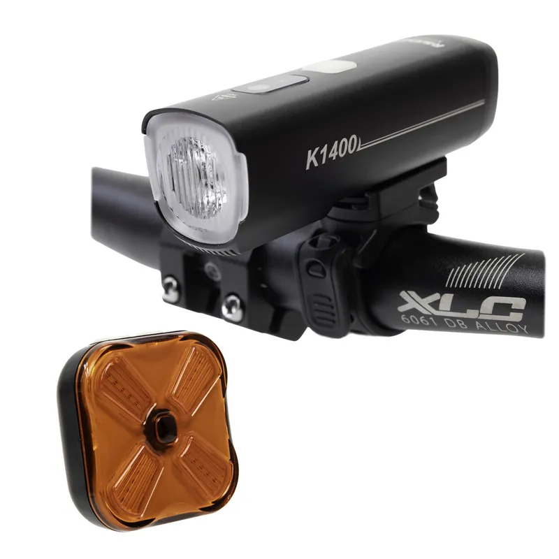 Zestaw lampek LS34 Ravemen K1400 + CL06, 1400 lm/30lm, USB-C Najlepsza cena