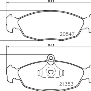 Zwrot pieniędzy MDB1556 M1155 MINTEX KLOCKI HAMULCOWE