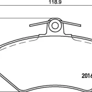 Zamów teraz MDB1570 F2R 16.20 MINTEX KLOCKI HAMULCOWE