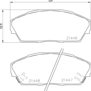 MDB1589 F4R 17.50 MINTEX KLOCKI HAMULCOWE Zwrot pieniędzy