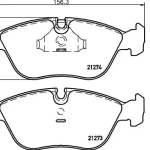 Szybka dostawa MDB1614 M1155 MINTEX KLOCKI HAMULCOWE