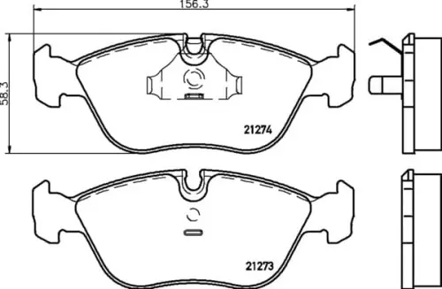 Szybka dostawa MDB1614 M1155 MINTEX KLOCKI HAMULCOWE