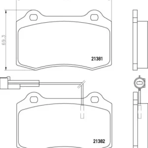 Nowość MDB1633 M1166 MINTEX KLOCKI HAMULCOWE