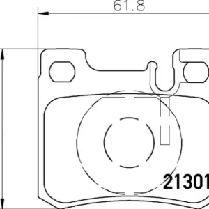 Nowość MDB1643 M1144 MINTEX KLOCKI HAMULCOWE