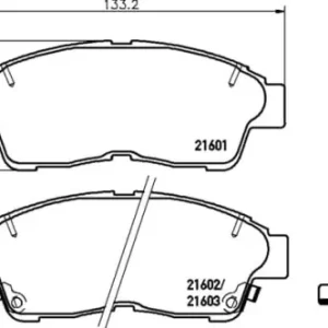 MDB1658 M1166 MINTEX KLOCKI HAMULCOWE Ekspresowa dostawa