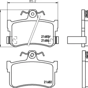 MDB1673 M1166 MINTEX KLOCKI HAMULCOWE Oferta