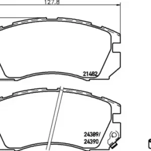 Najlepsza cena MDB1688 M1144 MINTEX KLOCKI HAMULCOWE