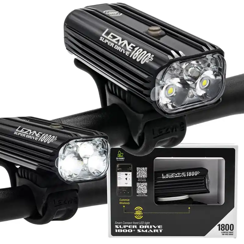 Oferta Lampka przednia Lezyne Super Drive Smart 1800+, Bluetooth