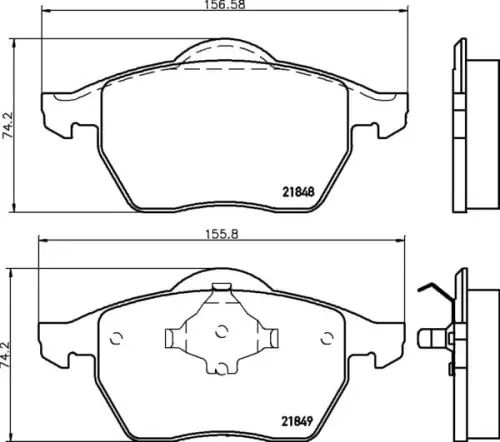 MDB1741 M1144 MINTEX KLOCKI HAMULCOWE Najlepsza cena