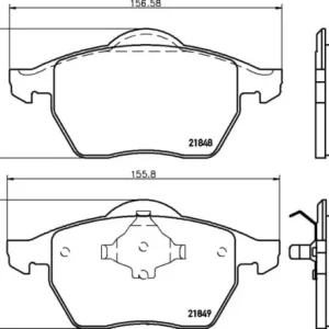 Ekspresowa dostawa MDB1741 M1155 MINTEX KLOCKI HAMULCOWE