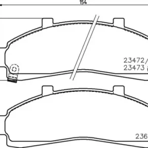 Zamów teraz MDB1785 M1155 MINTEX KLOCKI HAMULCOWE