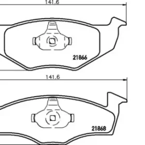 MDB1805 M1155 MINTEX KLOCKI HAMULCOWE Kup teraz