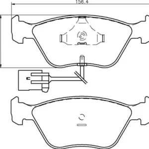 Darmowa dostawa MDB1810 M1144 MINTEX KLOCKI HAMULCOWE