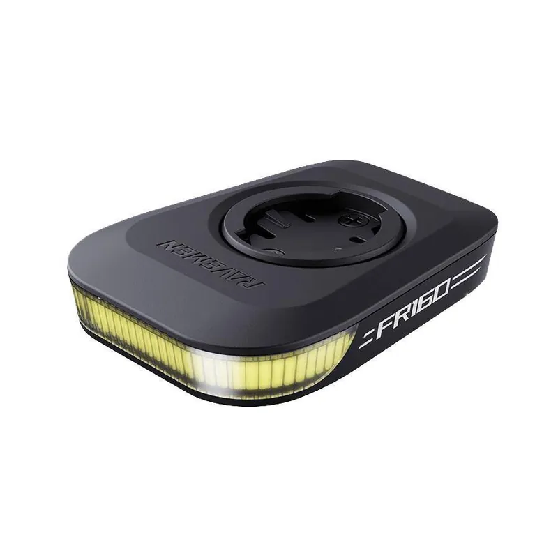 Wysoka jakość Lampka przednia Ravemen FR160, stroboskopowa, pod licznik Garmin, czarna