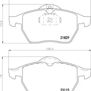 MDB1813 M1144 MINTEX KLOCKI HAMULCOWE Premium