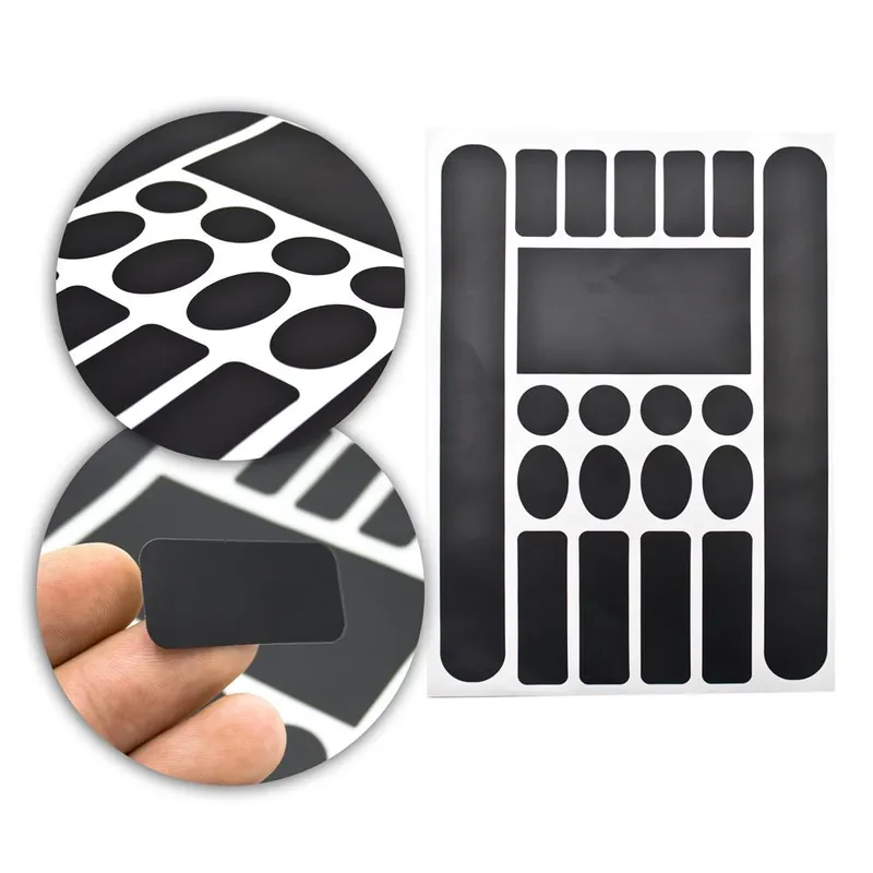 Naklejki ochronne na ramę czarny mat, 20 el. Ostatnia szansa