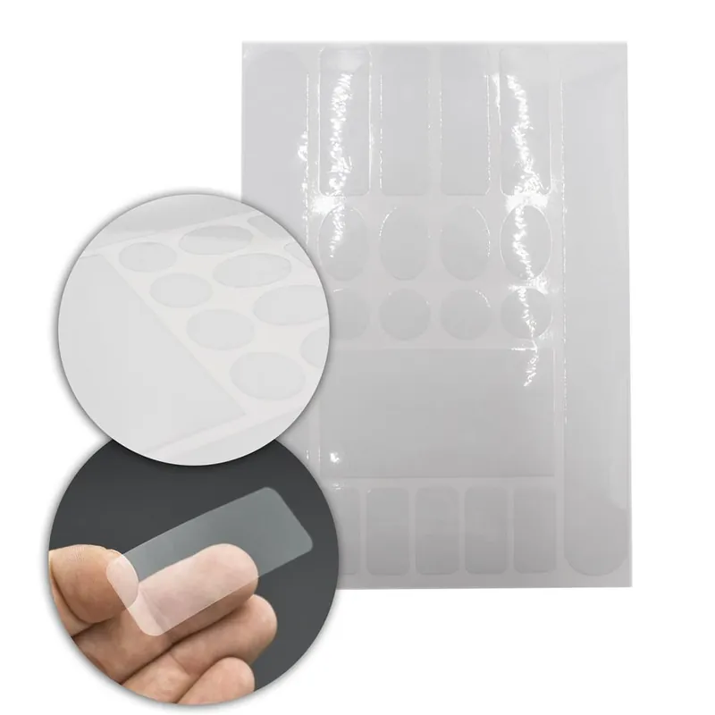 Zestaw ochronnych naklejek na rower, przeźroczyste, połysk, 20 elementów Ostatnia szansa