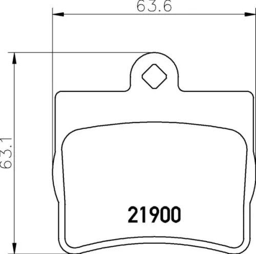 Bezpieczna płatność MDB1858 M1144 MINTEX KLOCKI HAMULCOWE